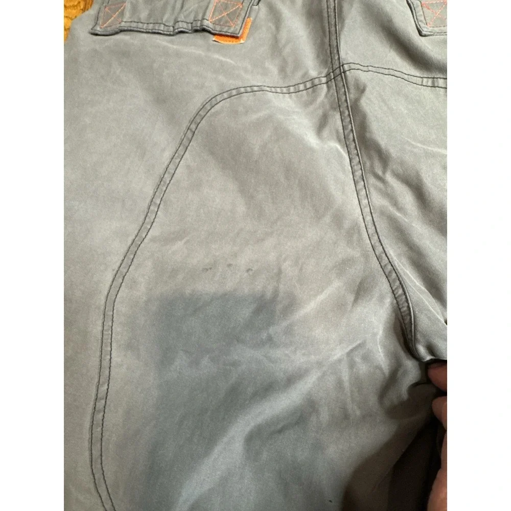 Vintage Trans Nine Raver Cargo Pants Baggy Techwear Y2K Size M Grey - Picture 9 of 13